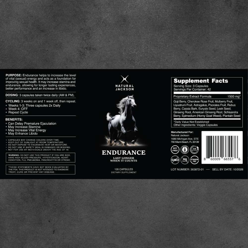 Endurance Product Ingredients