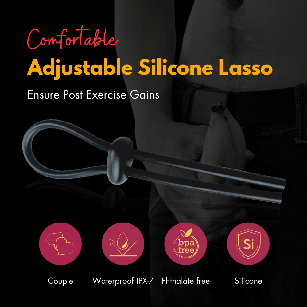 Adjustable Silicone  Lasso Cock Ring