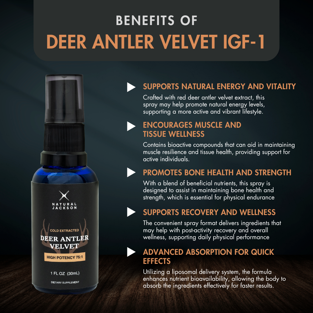 Deer Antler Velvet IGF1 Plus Spray